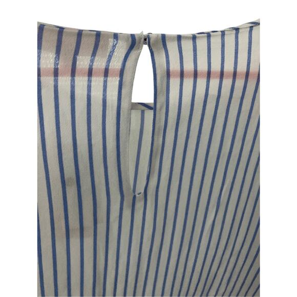 NWT Anthropologie Philosophy Sheer Striped Sailor Blouse - Picture 4 of 6